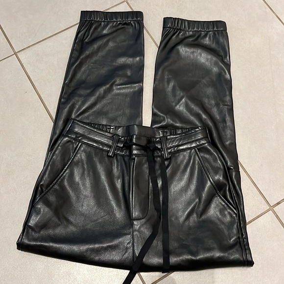 CAMI NYC black pleather pants, size XS - Picture 11 of 12